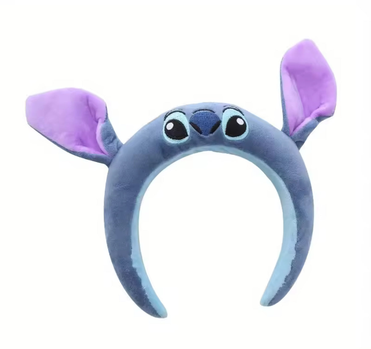 Anime Disney Stitch Girls Hair Band Girl Cute 3D Hair Band Cartoon Ear Amusement Park Headband Wash Face Hair Band Birthday Gift
