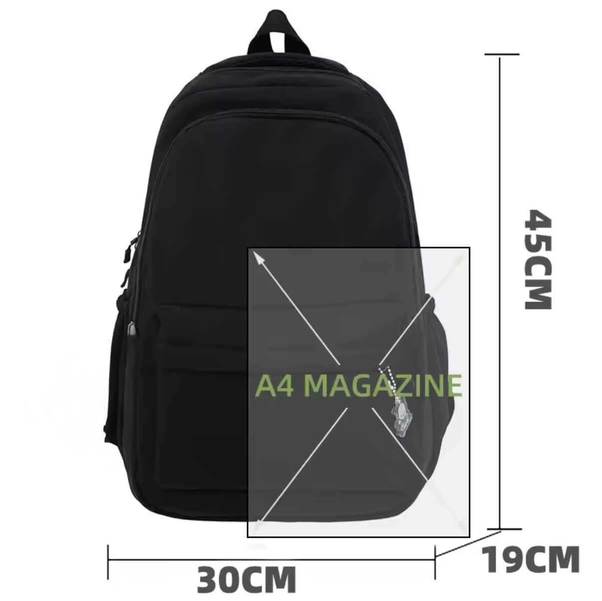 3Pcs/Set Disney Stitch Black Backpack for Boys & Girls - Children Rucksack, Lunch Bag & Pen/Storage Bag - Kids Birthday/Christmas Gift - Casual School/Travel Bag