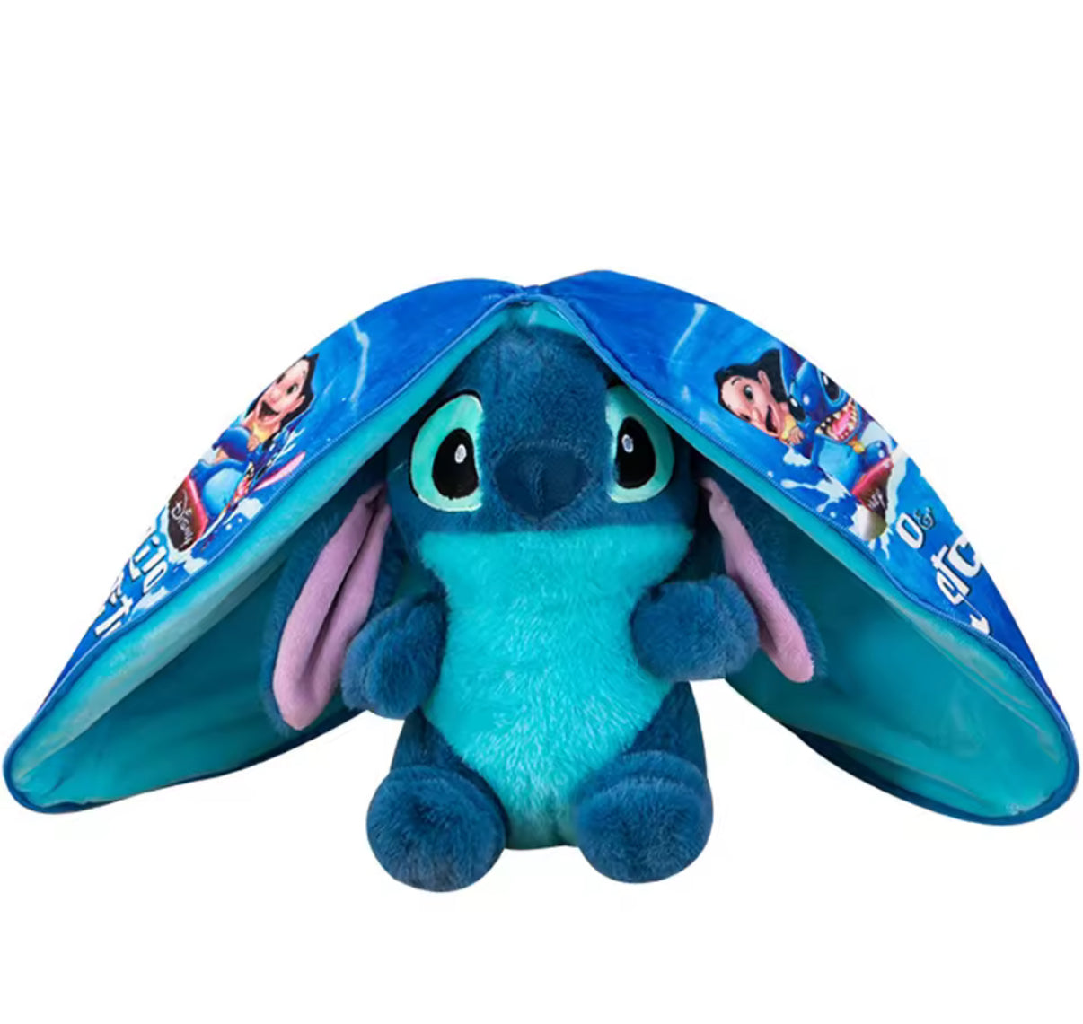 Disney Stitch Plushie Transformation - 25cm Cute Plush Toy
Novel Zipper Stitch Pillow Doll Cloth Doll Children's Birthday / Christmas Gift**