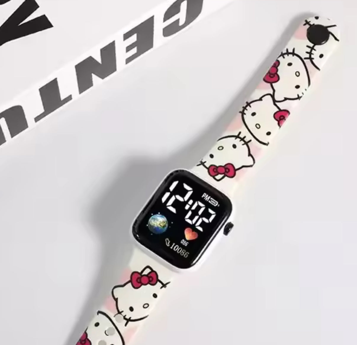 Stitch / Hello Kitty Anime Cartoon LED Watch - Silicone
Strap - Colourful Digital Watch - Kawaii - Perfect Birthday / Christmas Gift For Kids