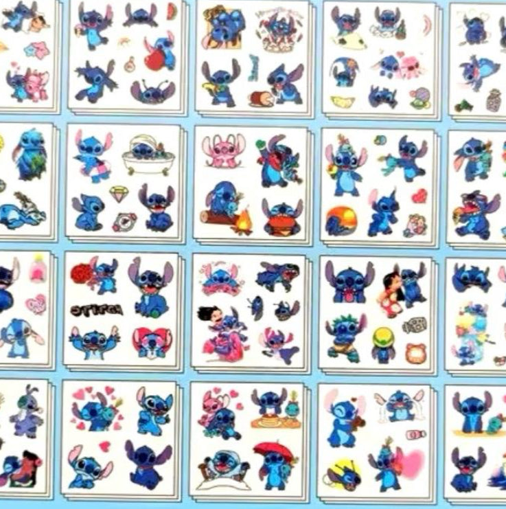 Disney Stitch Anime Cartoon Non-Repeating 100-Piece Sticker Set - Stitch Waterproof Stationery Sticker Gift Box - Perfect
Birthday / Christmas Present