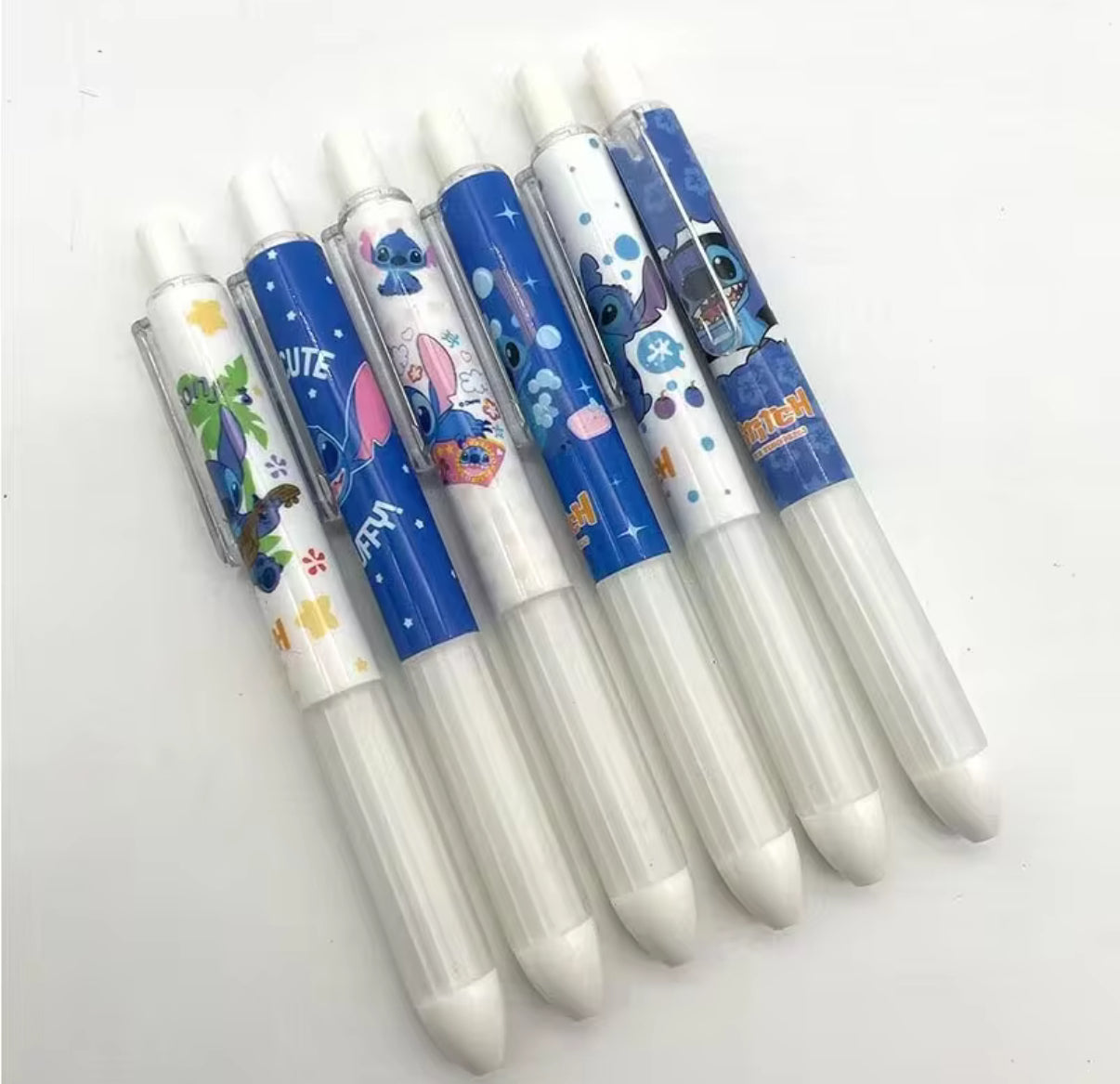 6 Piece Stitch Pen Set - Kawaii Stitch Press Gel Pens 0.5mm
Black Ink Signature Pen - School Office Supplies Kids Writing
- Stationery - Back To School - Cute Gift For Birthday / Christmas*