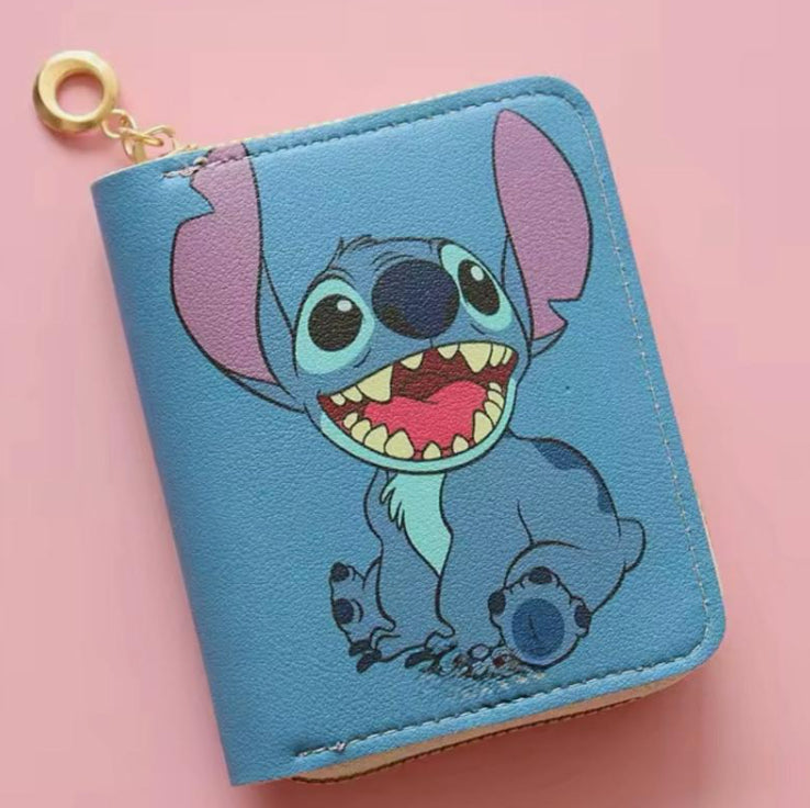 Disney Stitch Cartoon Anime - Coin Purse Fashion Cartoon Zipper
Wallet - Card Holder ID Storage Bag - Perfect Birthday & Christmas Gift