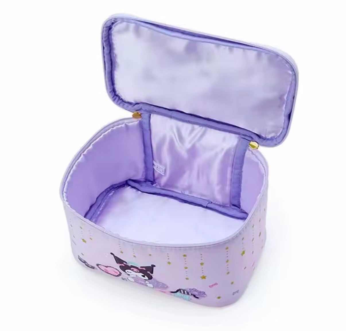 Sanrio Kuromi, My Melody & Cinnamoroll Women’s / Girls Cosmetic Bag Cartoon Anime Makeup Bag Waterproof Travel Toiletry Storage Bag Beauty Case Girl Gift