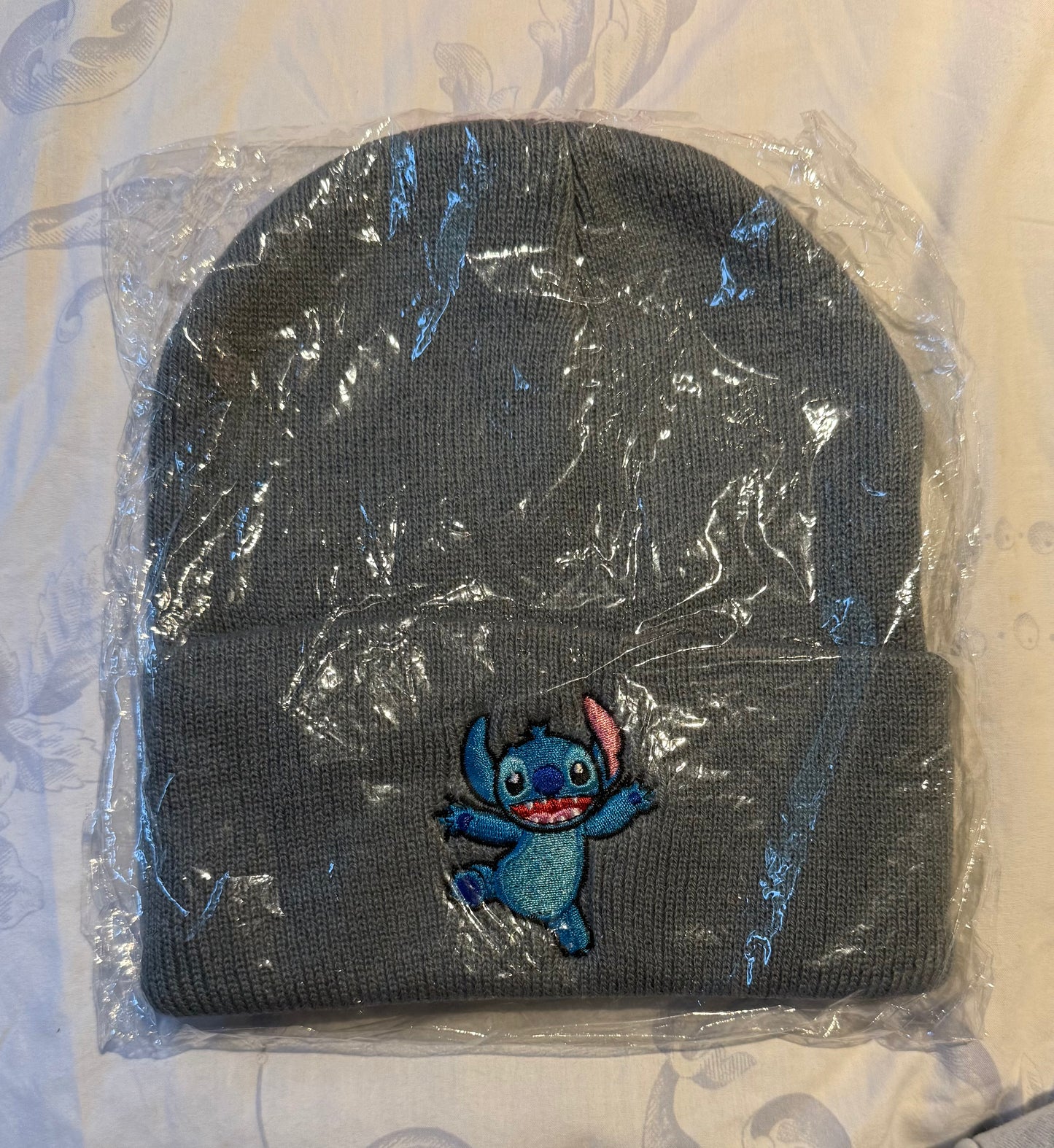 Disney Stitch Knitted Hat - Cartoon Embroidered Benie Cap - Cute - Unisex - Warm Stretchy Hats Christmas Gift for Adult/Kids Outdoor Thermal Caps - Available in 5 Colours