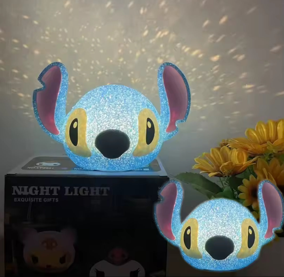 Stitch Anime Particle Projection Night Light Cartoon Stitch
3d Doll Reading Lamp - Creative Desk Lamp For Kids - Perfect Birthday / Christmas Gift