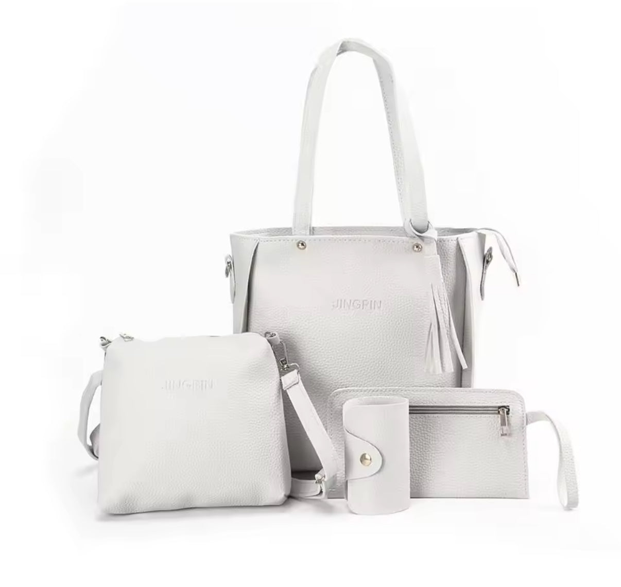 4 Piece - Women's Bags Designer New Tassel Pu Leather Shoulder Bag Crossbody Bag Purses And Handbags Set 4
Pieces Bags Female Travel Tote - Available In 3 Colours - Perfect Birthday / Christmas Gift