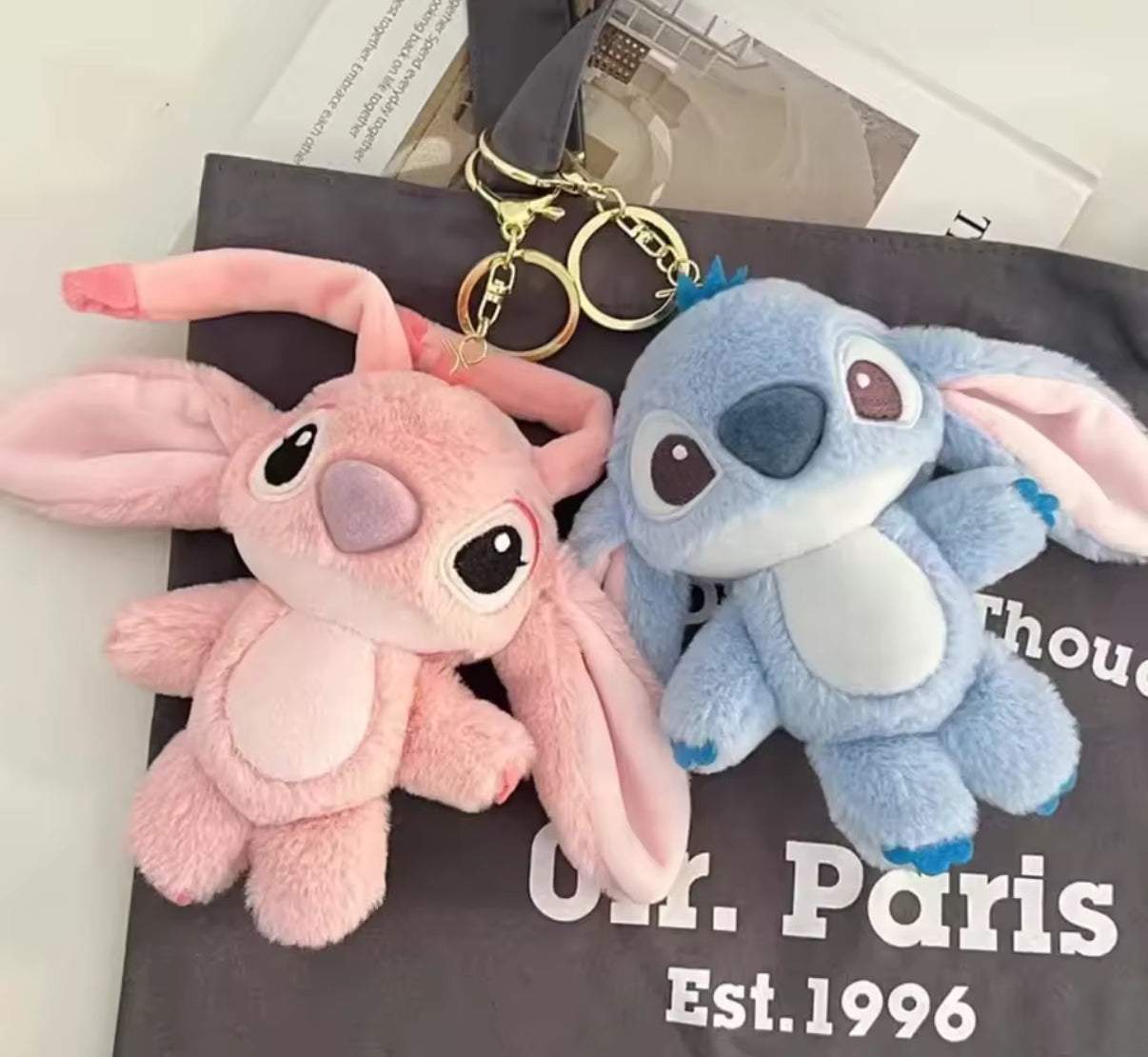 16cm Stitch Anime / Cartoon Keychain - Plush Toy -
Backpack Pendant - Anime Stitch Boys & Girl's Toy - Soft Stuffed Doll - Perfect Christmas / Birthday Gift