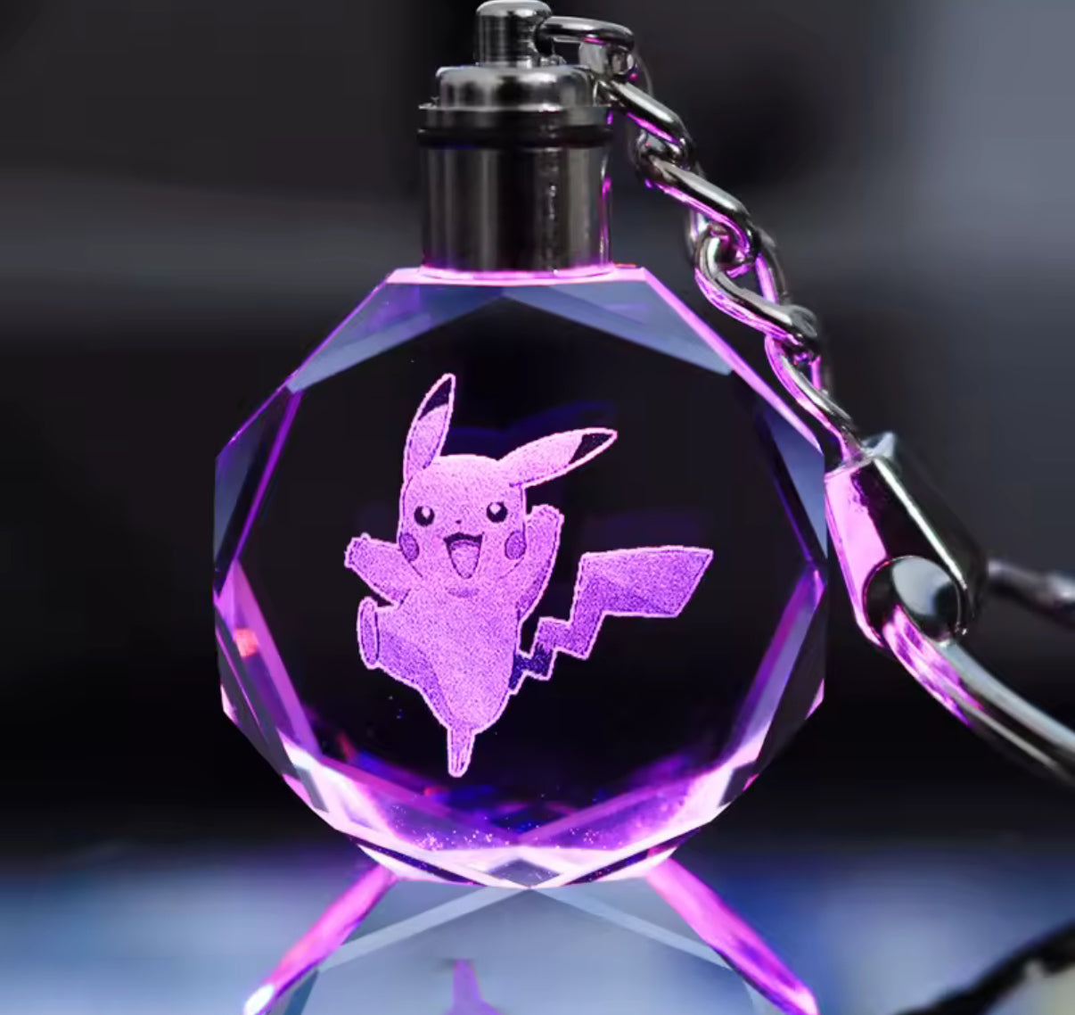 Pokemon Anime Pikachu Fashion Keyring Bag Crystal
Luminous LED Multicolour Lights Keychain - Toy - Christmas
/ Birthday Gifts**