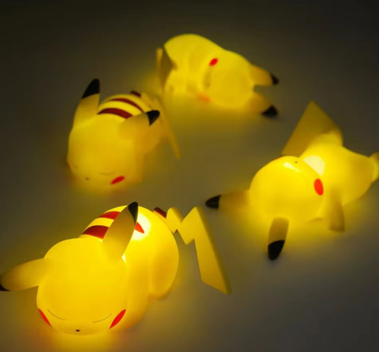Pokemon Pikachu Night Light Glowing Children Toy Pokemon Pikachu Cute Bedside Lamp Children's Birthday Christmas
Present**