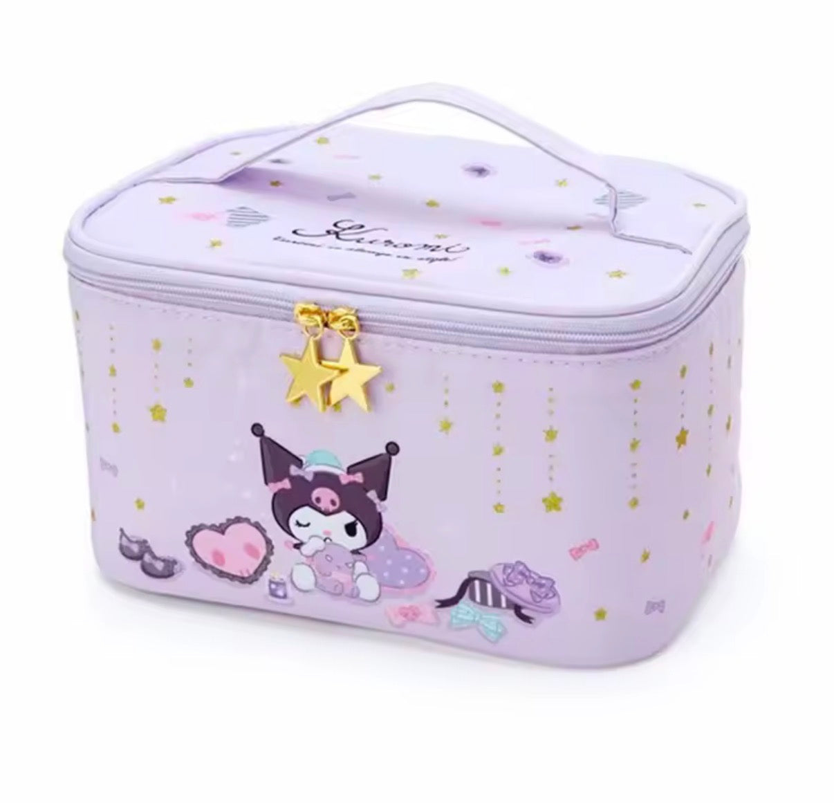 Sanrio Kuromi, My Melody & Cinnamoroll Women’s / Girls Cosmetic Bag Cartoon Anime Makeup Bag Waterproof Travel Toiletry Storage Bag Beauty Case Girl Gift