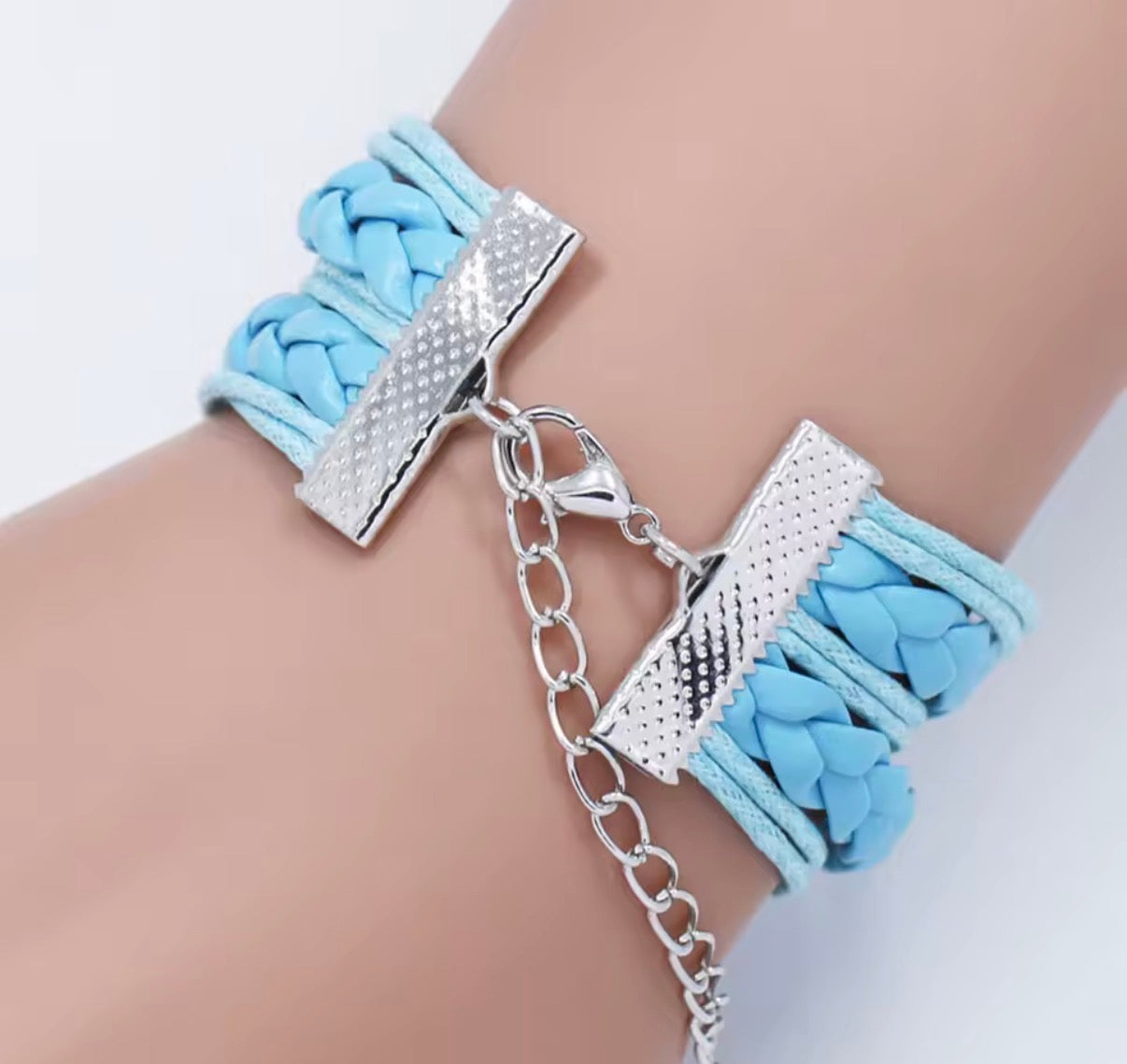 Disney Lilo & Stitch - Handmade Pendant Double Rope Bracelet - Girl Cartoon Telescopic Bracelet - Perfect Kids Birthday / Christmas Gift - Many Different Designs & Colours