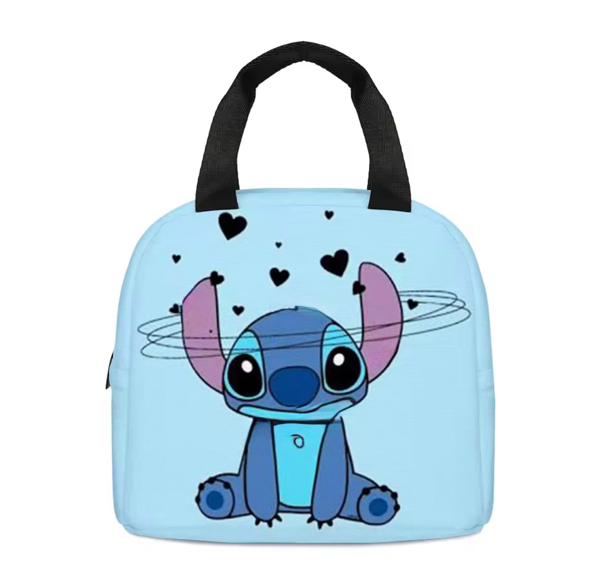 Disney Stitch Anime Cartoon Insulated Lunch Bag - Waterproof
Cooler Handbag Bento Box - Ideal for Kids & Adults - Perfect for School Work or Outdoor Activities - Secure Food Storage
Container
