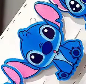 Disney Stitch - 2 Piece (1 Pair) Clip Set - Stitch / Angel ‌Lilo & Stitch‌ Element Hair Clips - Cartoon Fun Daily Wear Gifts Hair Accessories