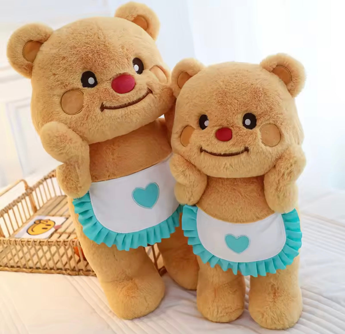 MINISO Butter Bear Doll Girl Rag Doll Plush Toy - Kawaii - Cartoon - 35cm & 45cm Bears Available - Birthday / Christmas Gift**