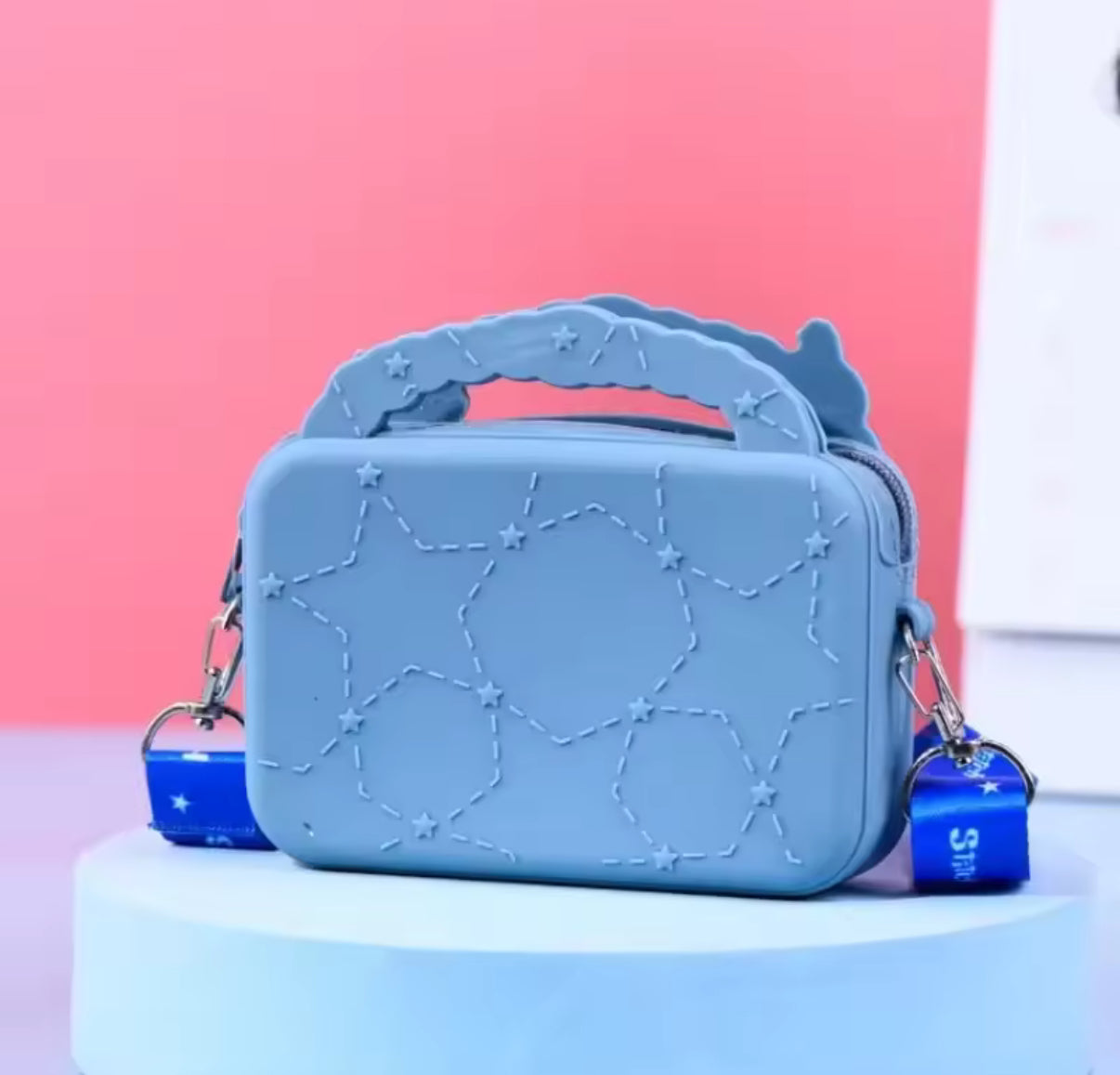Stitch Silicone Bag Cartoon Anime Figure Stich Shoulder Bag Lilo & Stitch Fashion Kids Girl Accessories Coin Purse Gift - 11x10x3.5cm - Perfect Gift For A Small Child