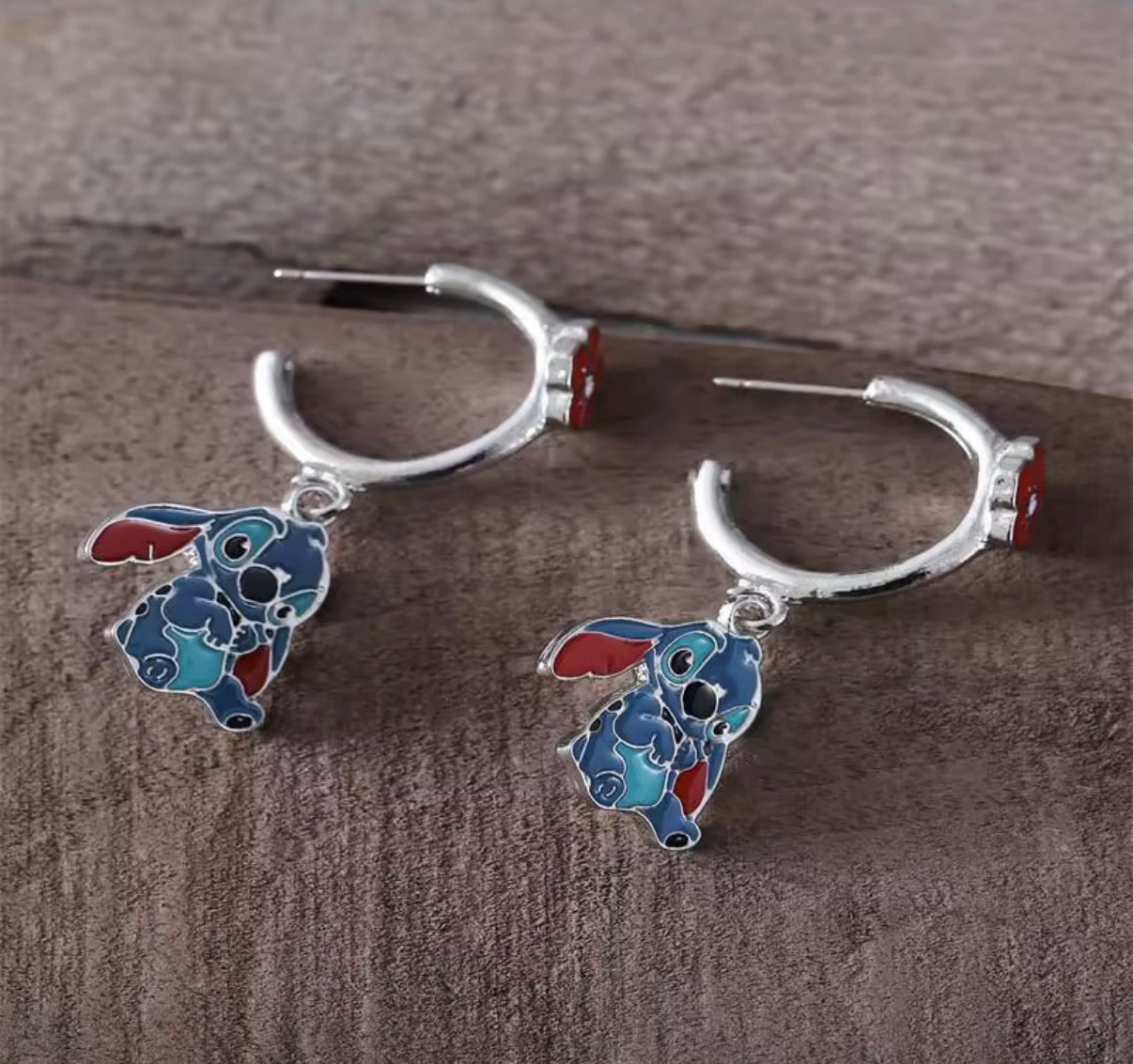 Stitch Disney Anime Earrings Set - Silver Plated Pendant Stitch
Inspired - Jewellery Accessories for Kids & Girls & Women
- Gift For Christmas & Birthdays - With Gift Box