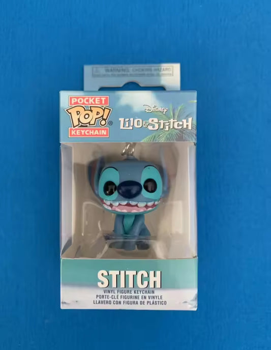 Disney Funko POP Keychain Lilo Stitch Vinyl Action Figure Keychain-  PVC Model Toys For Kids - Perfect Little Gift