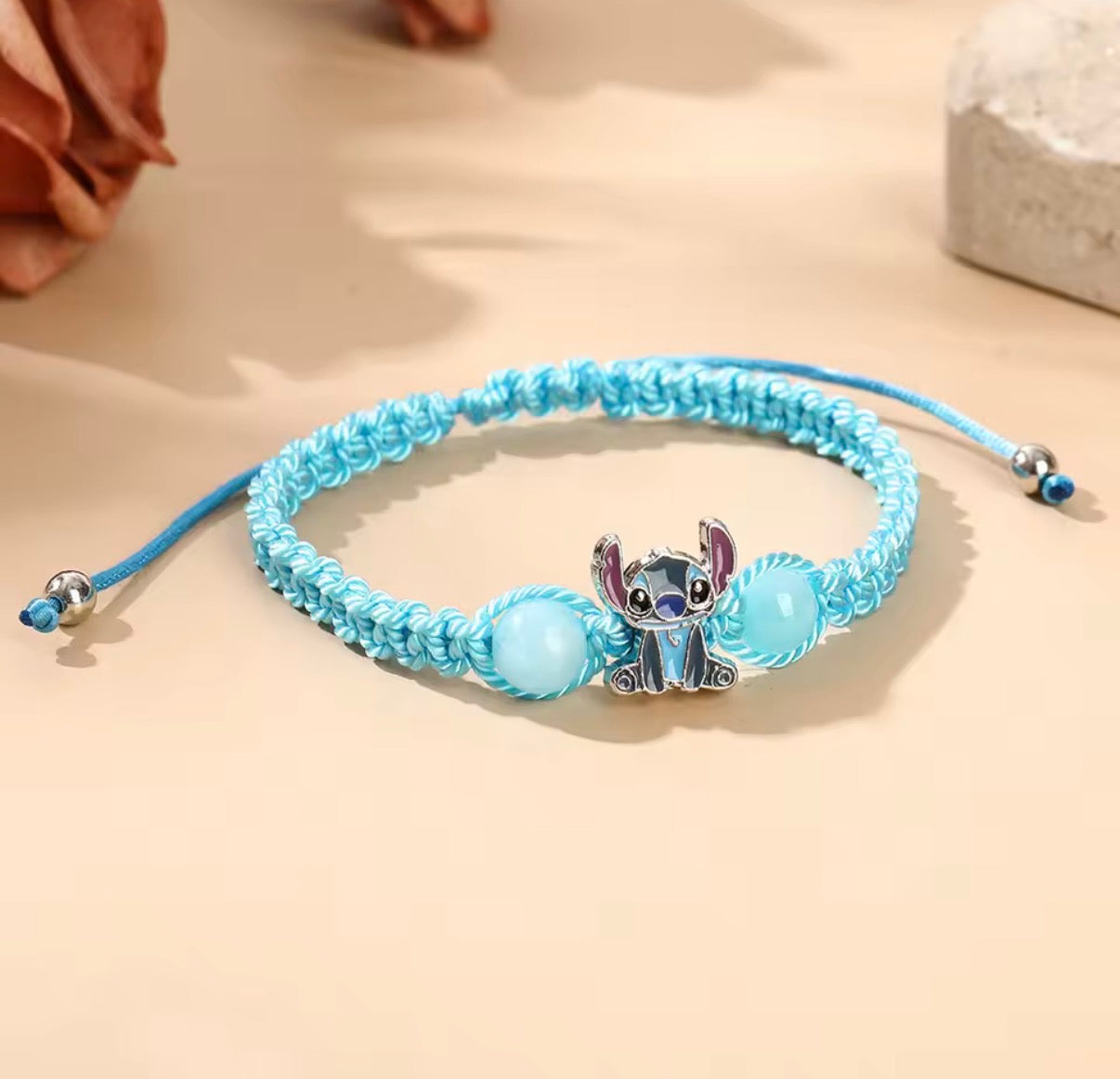 Disney Lilo & Stitch - Pendant Rope Bracelet - Girl Cartoon Telescopic
Bracelet - Birthday Gift - Different Designs & Colours Available - Perfect Birthday or Christmas Gift