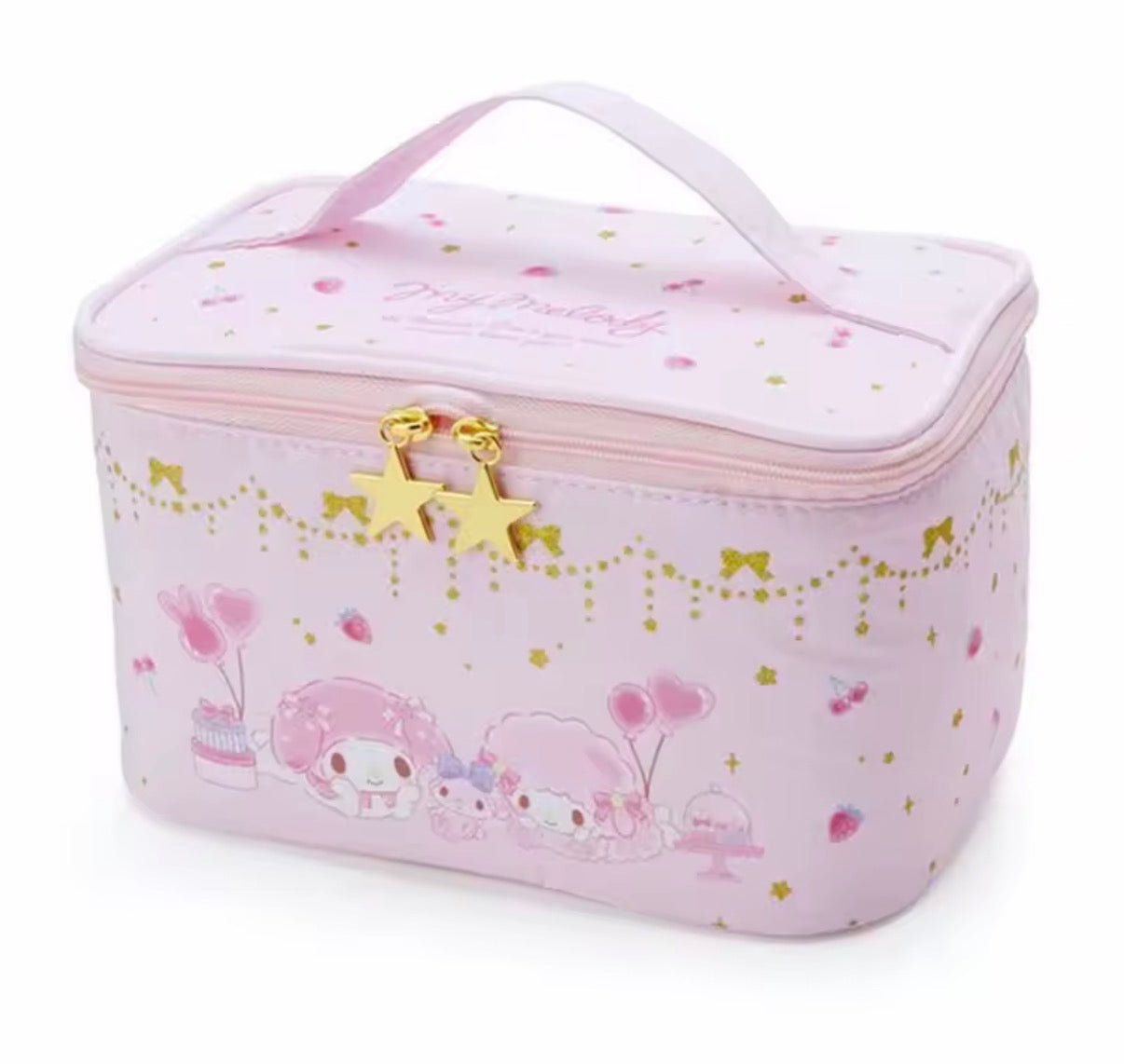 Sanrio Kuromi, My Melody & Cinnamoroll Women’s / Girls Cosmetic Bag Cartoon Anime Makeup Bag Waterproof Travel Toiletry Storage Bag Beauty Case Girl Gift