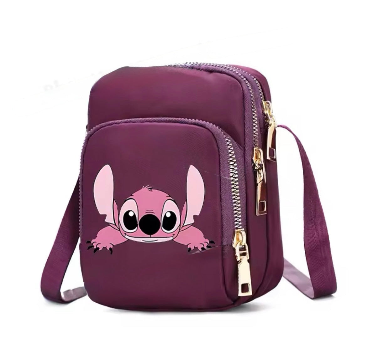 Disney Stitch - Blue/Black/Pink Girls Boys / Women Bag - Cell Phone Purse Crossbody Shoulder Strap Handbag for Female Male Women's Bags Teenagers Underarm Bag - Perfect Christmas / Birthday Gift - Many Different Designs