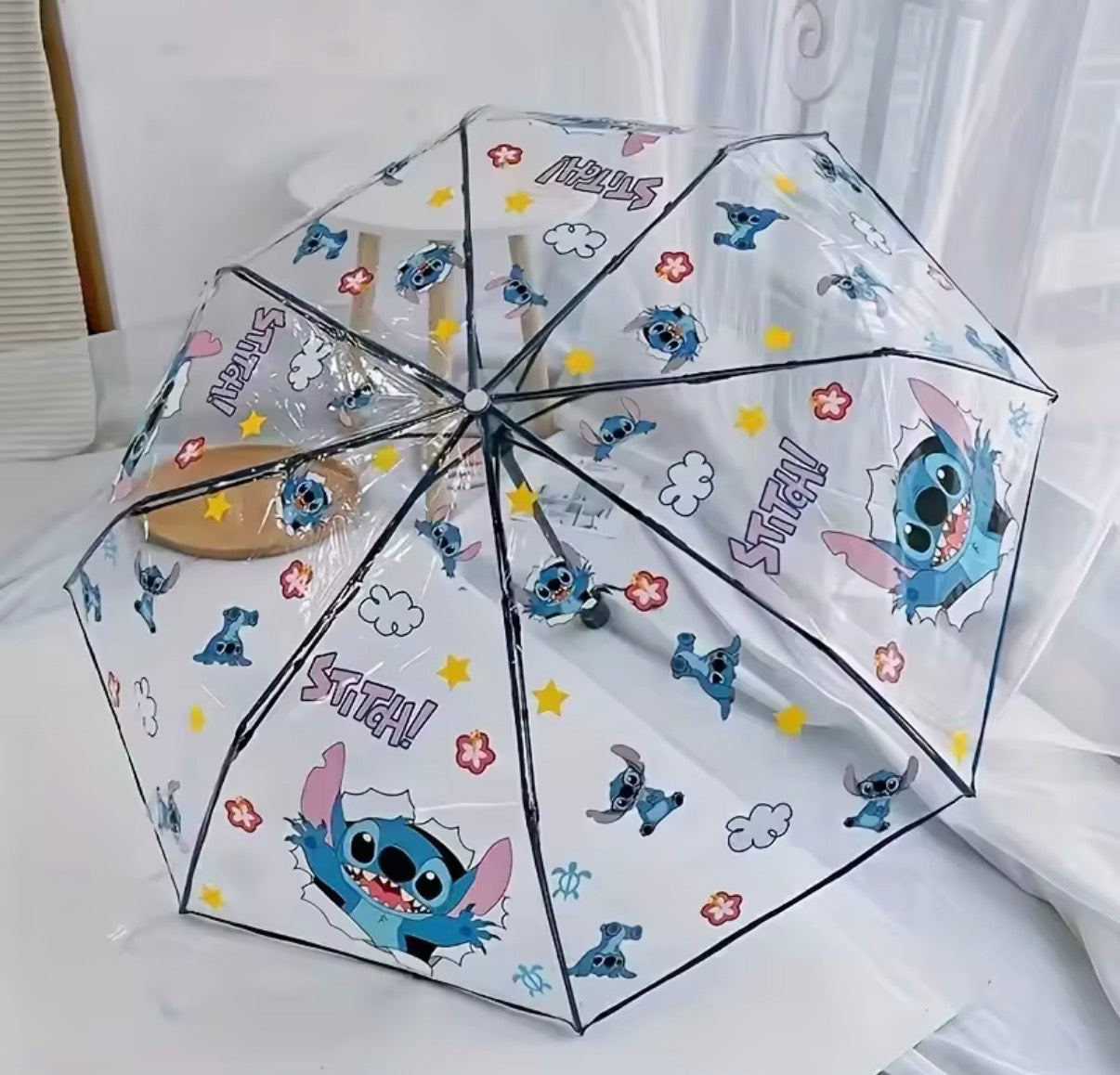 Disney Stitch Umbrella / Sunshade Folding Fully Automatic Or Manual Version Sun
Umbrella - Sun and Rain Dual Use - Sun and UV Protection - Anime / Kawaii - Perfect Birthday / Christmas Gift**
