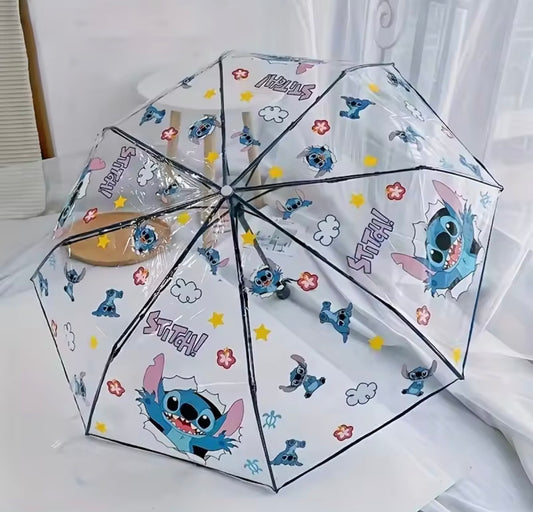 Disney Stitch Umbrella / Sunshade Folding Fully Automatic Or Manual Version Sun
Umbrella - Sun and Rain Dual Use - Sun and UV Protection - Anime / Kawaii - Perfect Birthday / Christmas Gift**