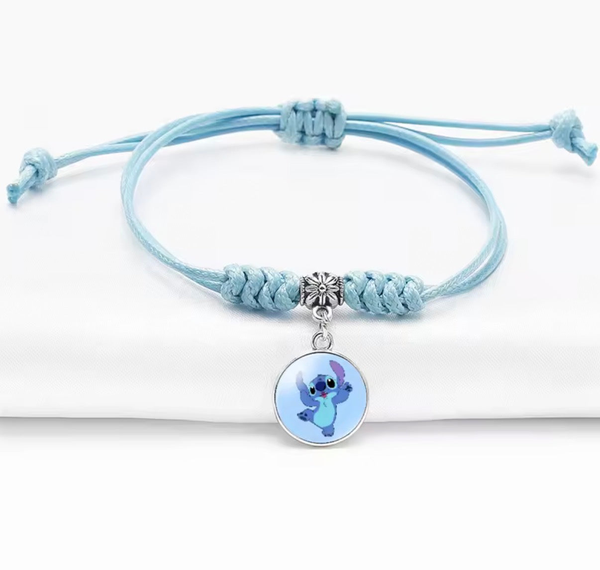 Disney Lilo & Stitch - Pendant Rope Bracelet - Girl Cartoon Telescopic
Bracelet - Birthday Gift - Different Designs & Colours Available - Perfect Birthday or Christmas Gift