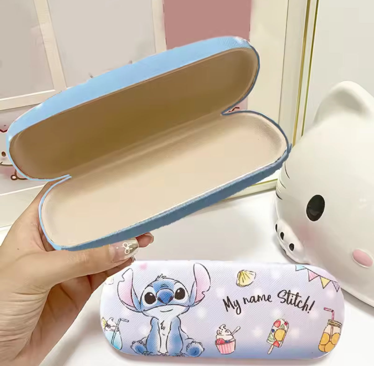 Stitch Printed Glasses / Sunglasses Case Hard Shell Cases - Glasses / Sunglasses Storage Box Anime - Stitch Glasses
Case - Birthday / Christmas Kids Gift - School / Office
