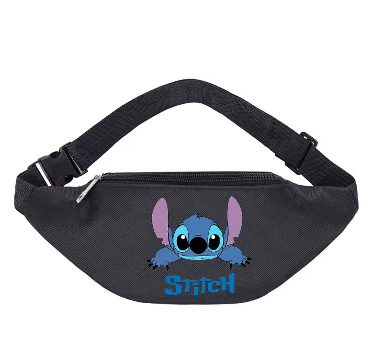 Disney Stitch Waist Bag Hip / Chest Cartoon Pack For Boys or Girls - Women / Man Zipper Sport Chest Bag Messenger
Crossbody Bag - Perfect Gift - 3 Different Designs