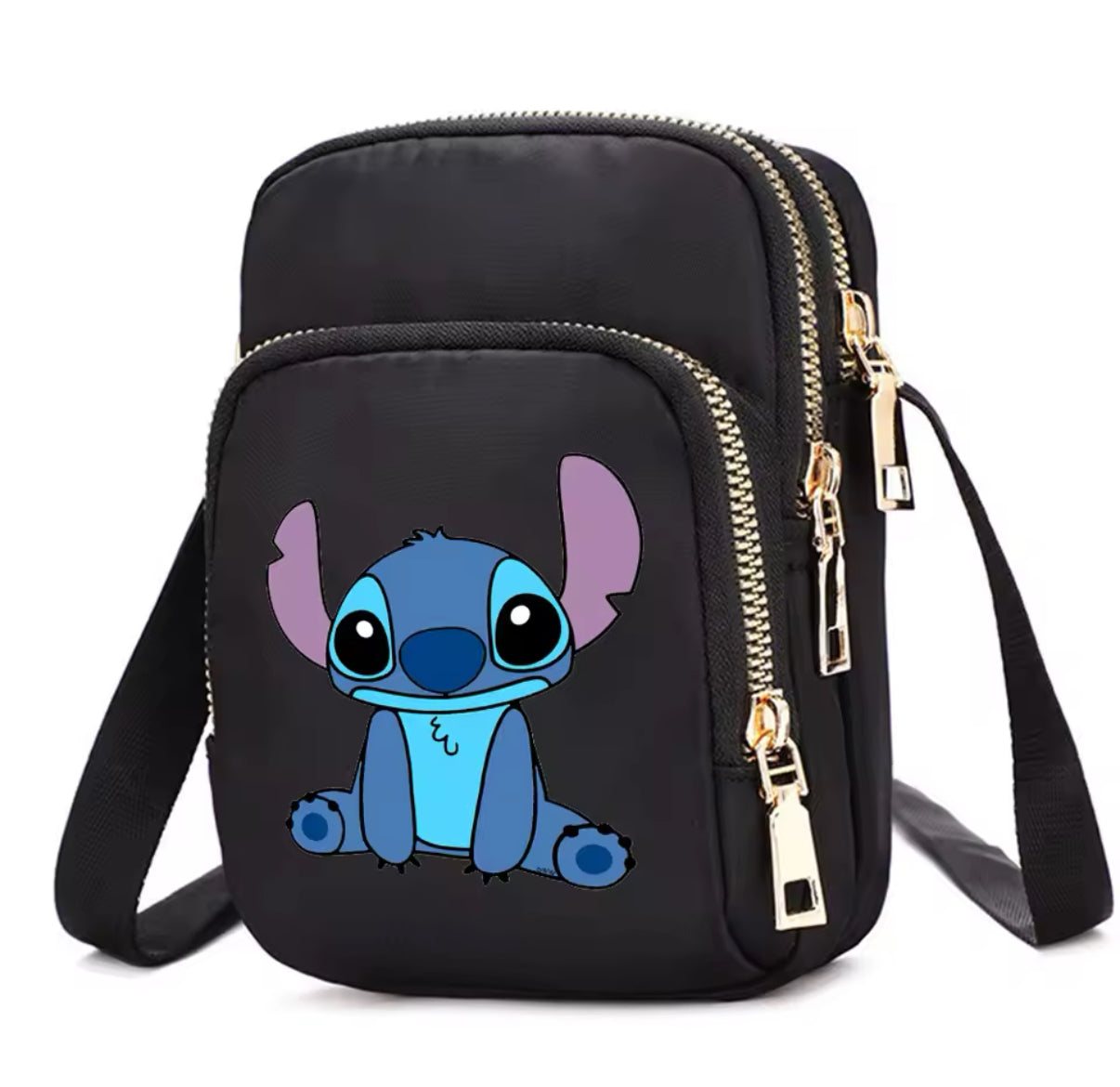 Disney Stitch - Blue/Black/Pink Girls Boys / Women Bag - Cell Phone Purse Crossbody Shoulder Strap Handbag for Female Male Women's Bags Teenagers Underarm Bag - Perfect Christmas / Birthday Gift - Many Different Designs