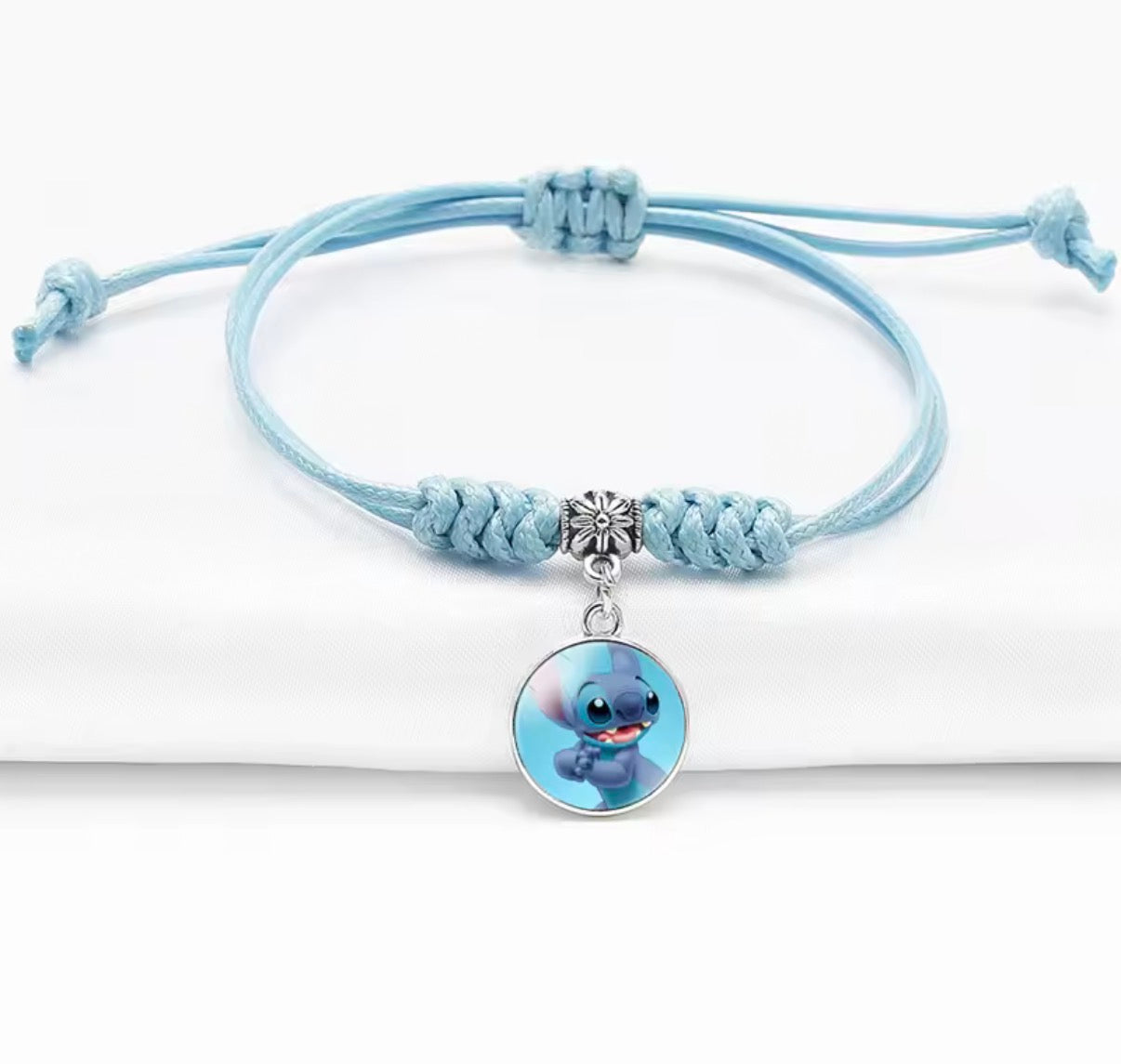 Disney Lilo & Stitch - Pendant Rope Bracelet - Girl Cartoon Telescopic
Bracelet - Birthday Gift - Different Designs & Colours Available - Perfect Birthday or Christmas Gift
