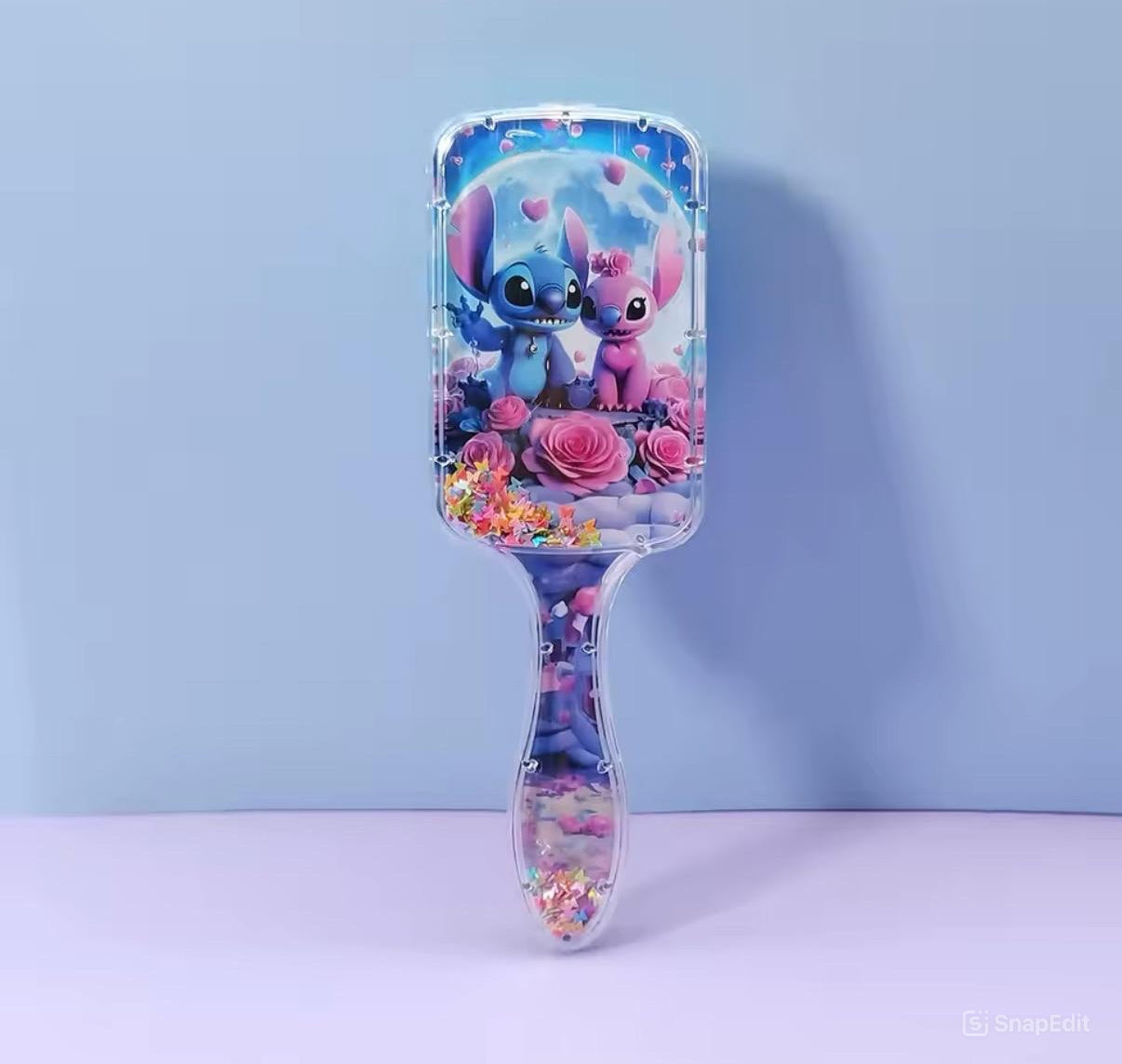 Disney Stitch Hair Brush - Cartoon Anime Air Cushion Brush - Kawaii Kids Hair Air Bag Brush - Kawaii - Stitch Girls - Perfect Christmas / Birthday Gift Multicolor