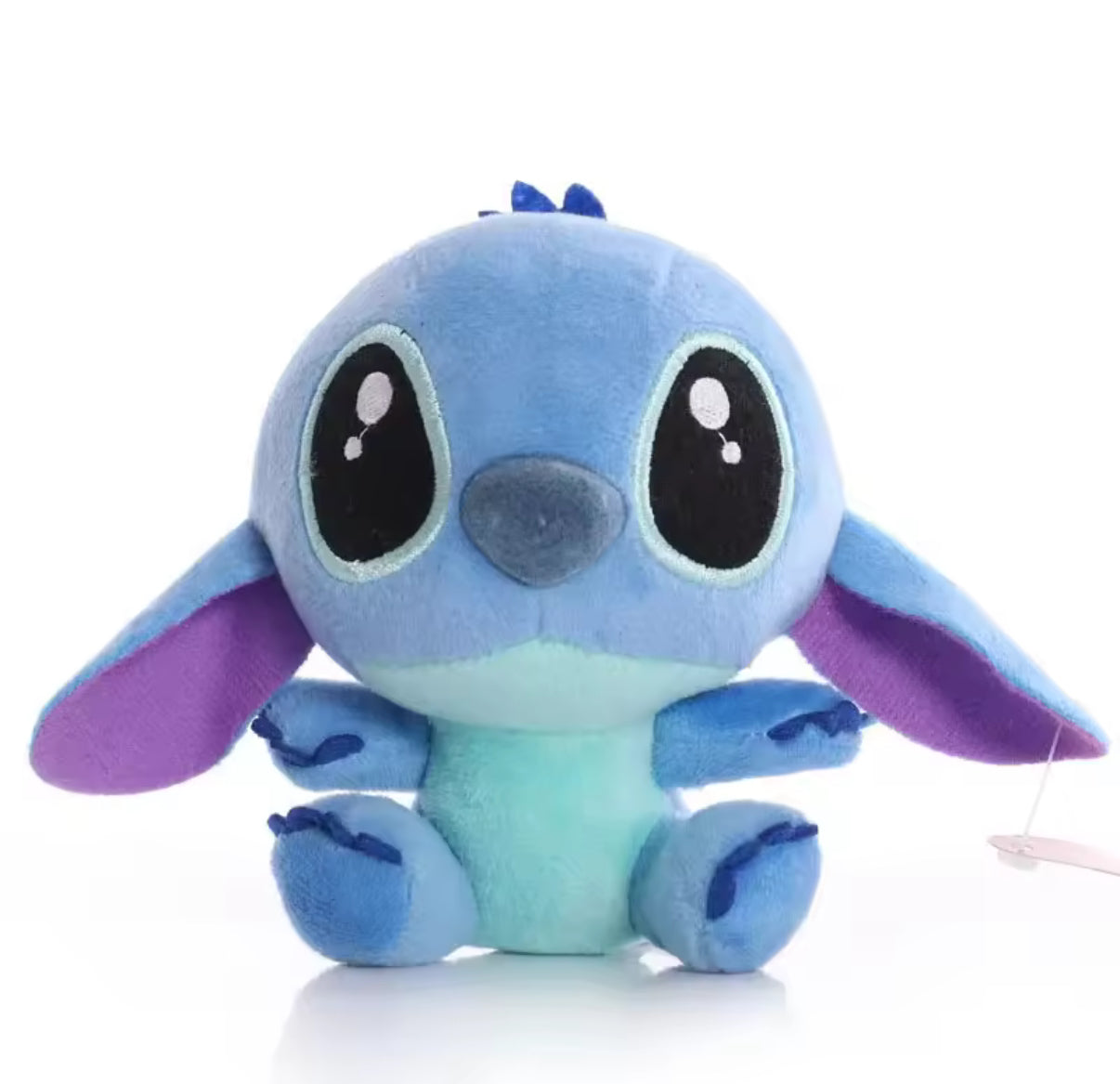 Disney 12cm Stitch / Angel Stuffed Plush Pendant Keychain Cartoon Stuffed Plush Dolls Anime Plush Baby Toys Kawaii Kids Birthday / Christmas Gift