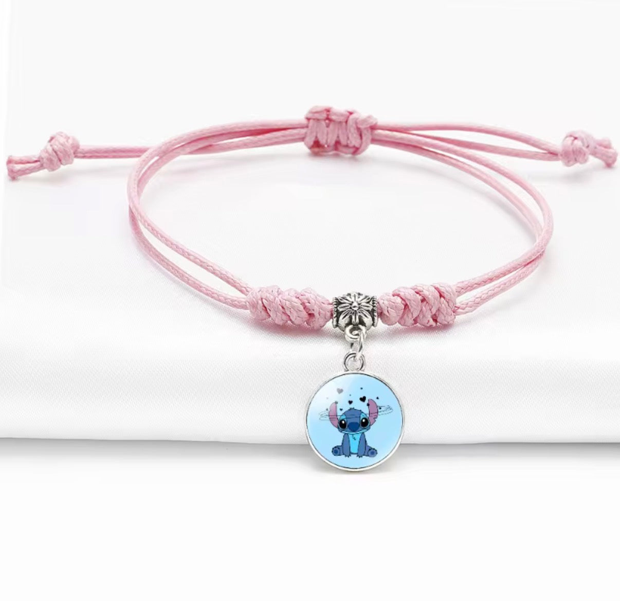 Disney Lilo & Stitch - Pendant Rope Bracelet - Girl Cartoon Telescopic
Bracelet - Birthday Gift - Different Designs & Colours Available - Perfect Birthday or Christmas Gift