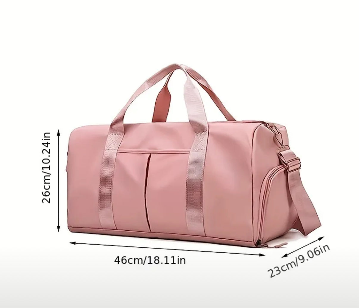 Large Capacity Travel Bag with Shoe Compartment - Ideal for Sports, Outdoor Camping, and Short-distance Business Trips - Available In Blue & Green Colour Options - 30Ltr Capacity
