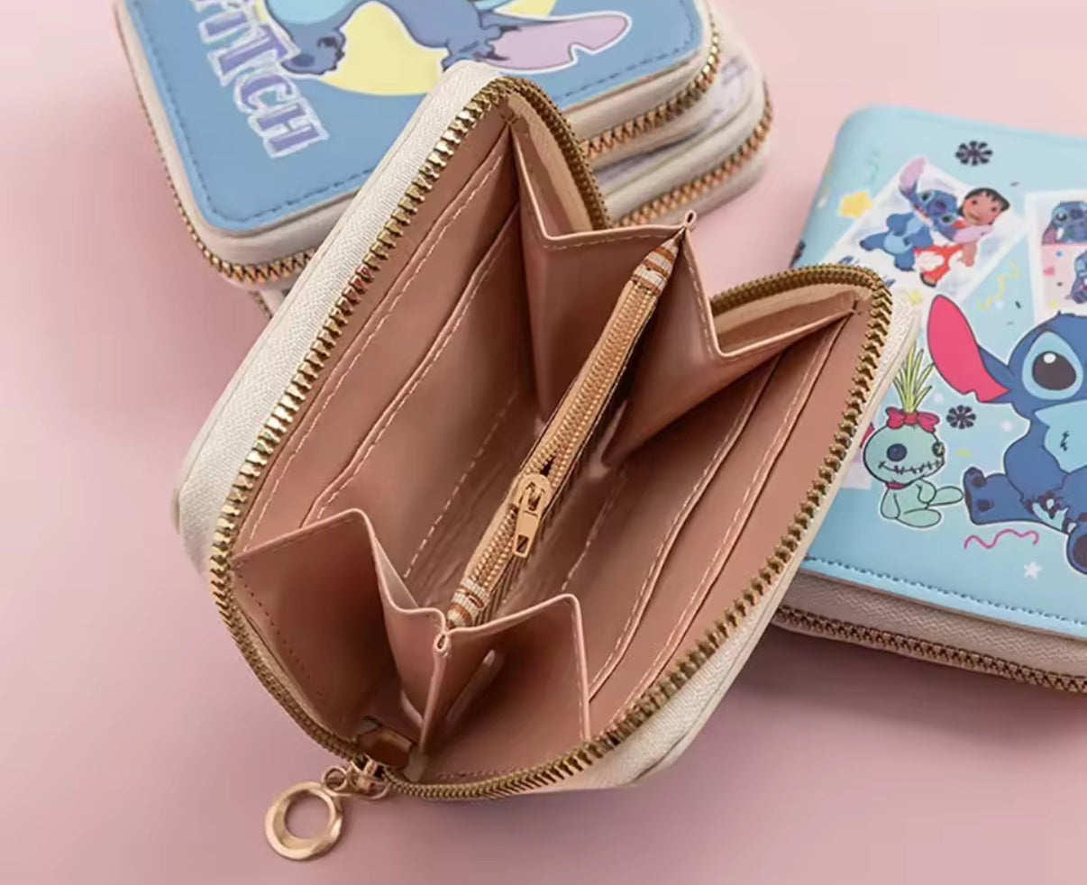 Disney Stitch Cartoon Anime - Coin Purse Fashion Cartoon Zipper
Wallet - Card Holder ID Storage Bag - Perfect Birthday & Christmas Gift