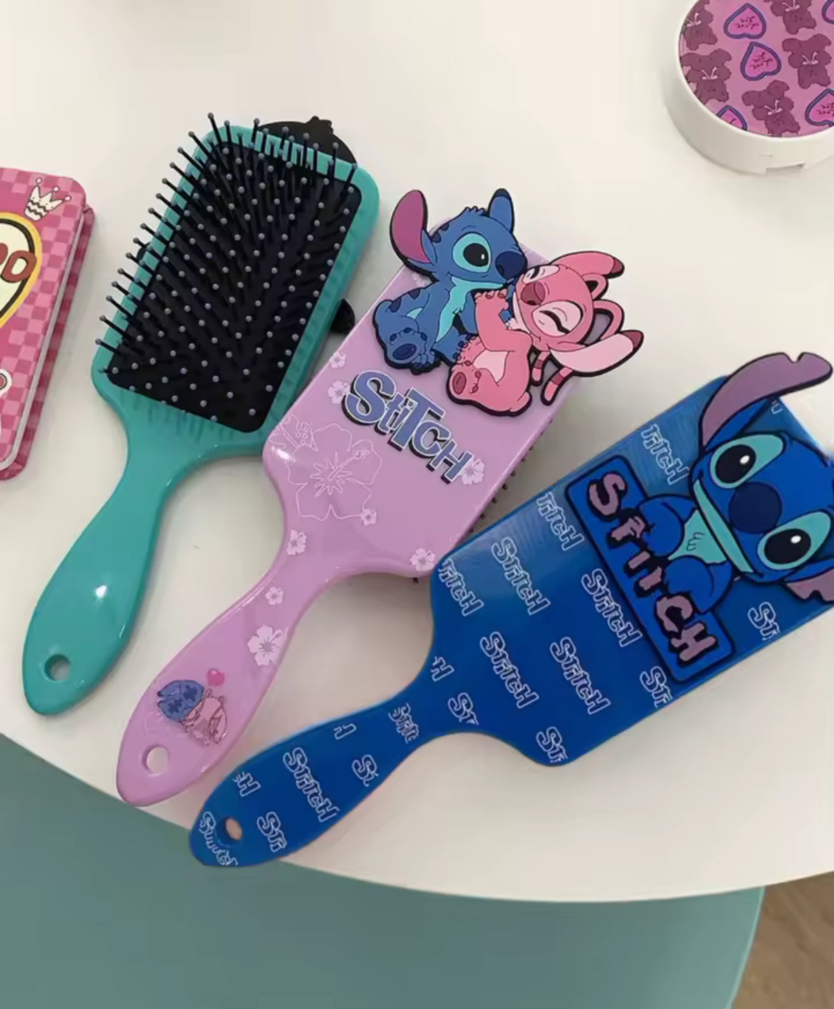 Disney Stitch Brush / Comb Series - Cute Cartoon KT - Peripheral Air Cushion Massage Comb / Brush - Perfect
Children Girls Birthday / Christmas Gift