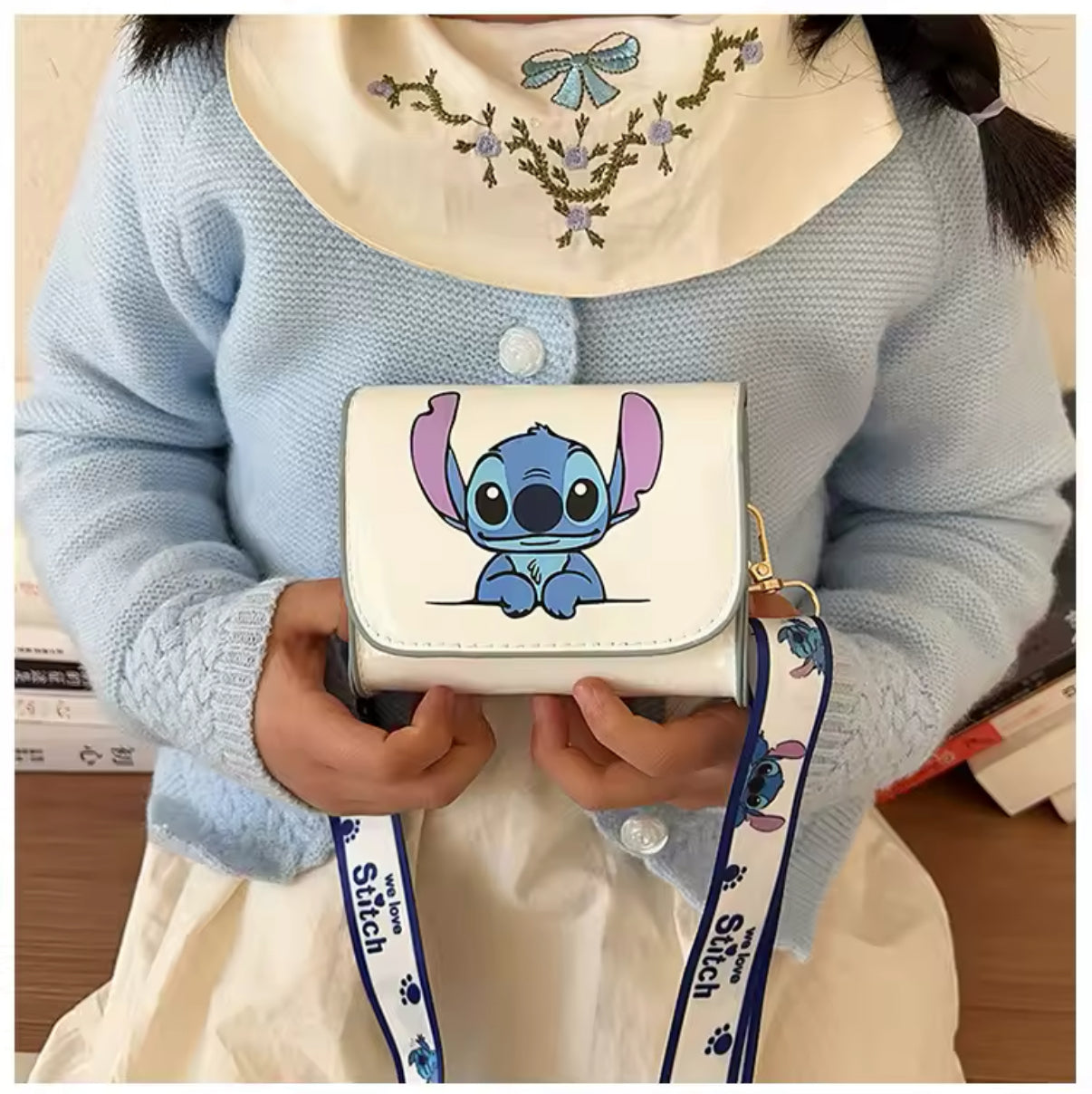 Disney Stitch Anime Cute Crossbody Bag - Girls Women Mini Bag High Quality Mini Designer Bag - Gift- Perfect Birthday / Christmas Present