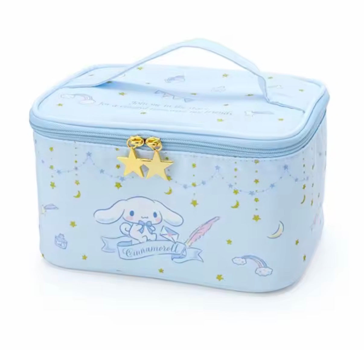 Sanrio Kuromi, My Melody & Cinnamoroll Women’s / Girls Cosmetic Bag Cartoon Anime Makeup Bag Waterproof Travel Toiletry Storage Bag Beauty Case Girl Gift