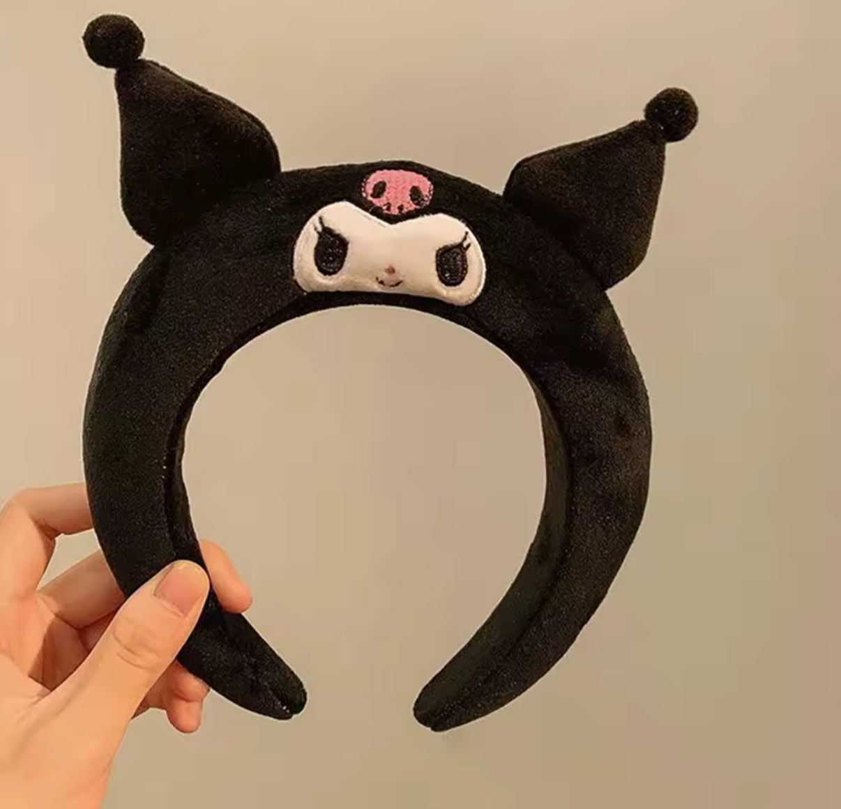 Sanrio Kawaii Headband My Melody, Kuromi, Cinnamoroll,Pompom Purin - Hair Accessories - Anime Cute Cartoon Plush Headdress - Girls Gift