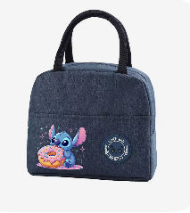 Disney Stitch Anime Cartoon Insulated Lunch Bag - Waterproof
Cooler Handbag Bento Box - Ideal for Kids & Adults - Perfect for School Work or Outdoor Activities - Secure Food Storage
Container