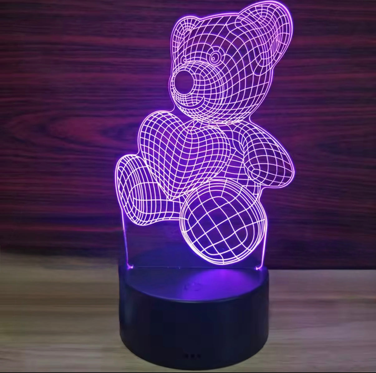 Care Bear 3D Night Light - Romantic Bedroom
Decoration and Atmosphere Light - Perfect for Kids & Adults