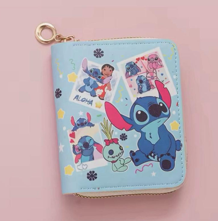 Disney Stitch Cartoon Anime - Coin Purse Fashion Cartoon Zipper
Wallet - Card Holder ID Storage Bag - Perfect Birthday & Christmas Gift