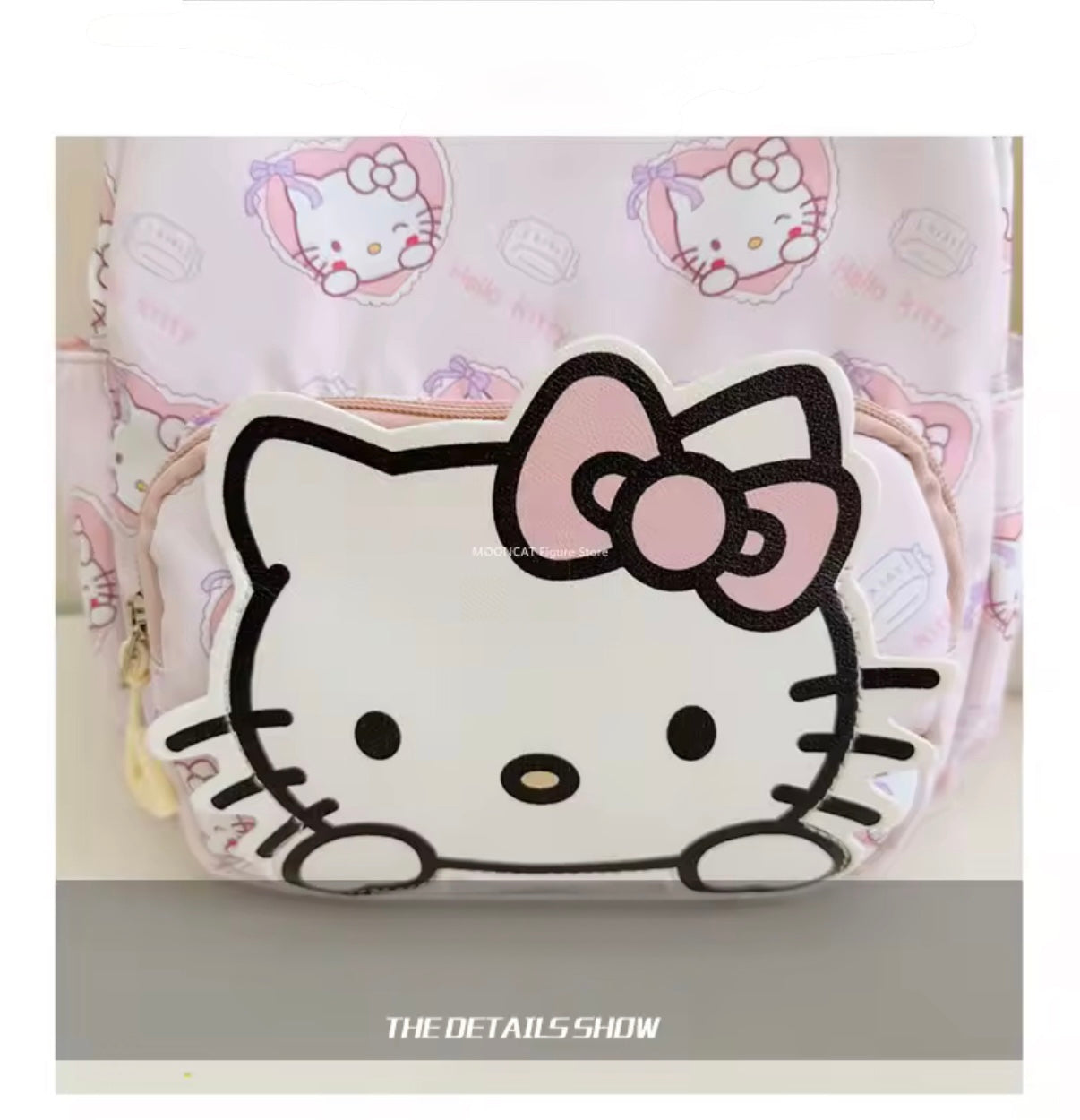 Sanrio Kids / Girls School Bag Backpack - Hello Kitty Backpack Student School Supplies - High Capacity Double Shoulder Bag**