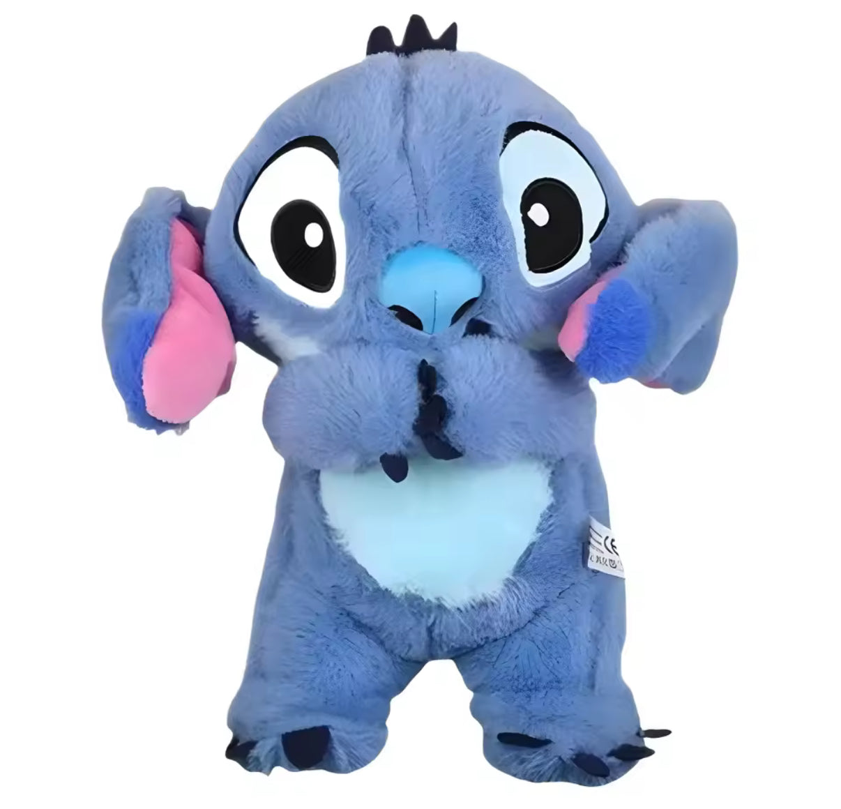 Disney 25cm Stitch Soothing Doll Children's Sleep Soothing Toy Soft Cute Pressing Ears Movable Stitch Doll Pinch Decompression Toy - Great Gift For Kids**