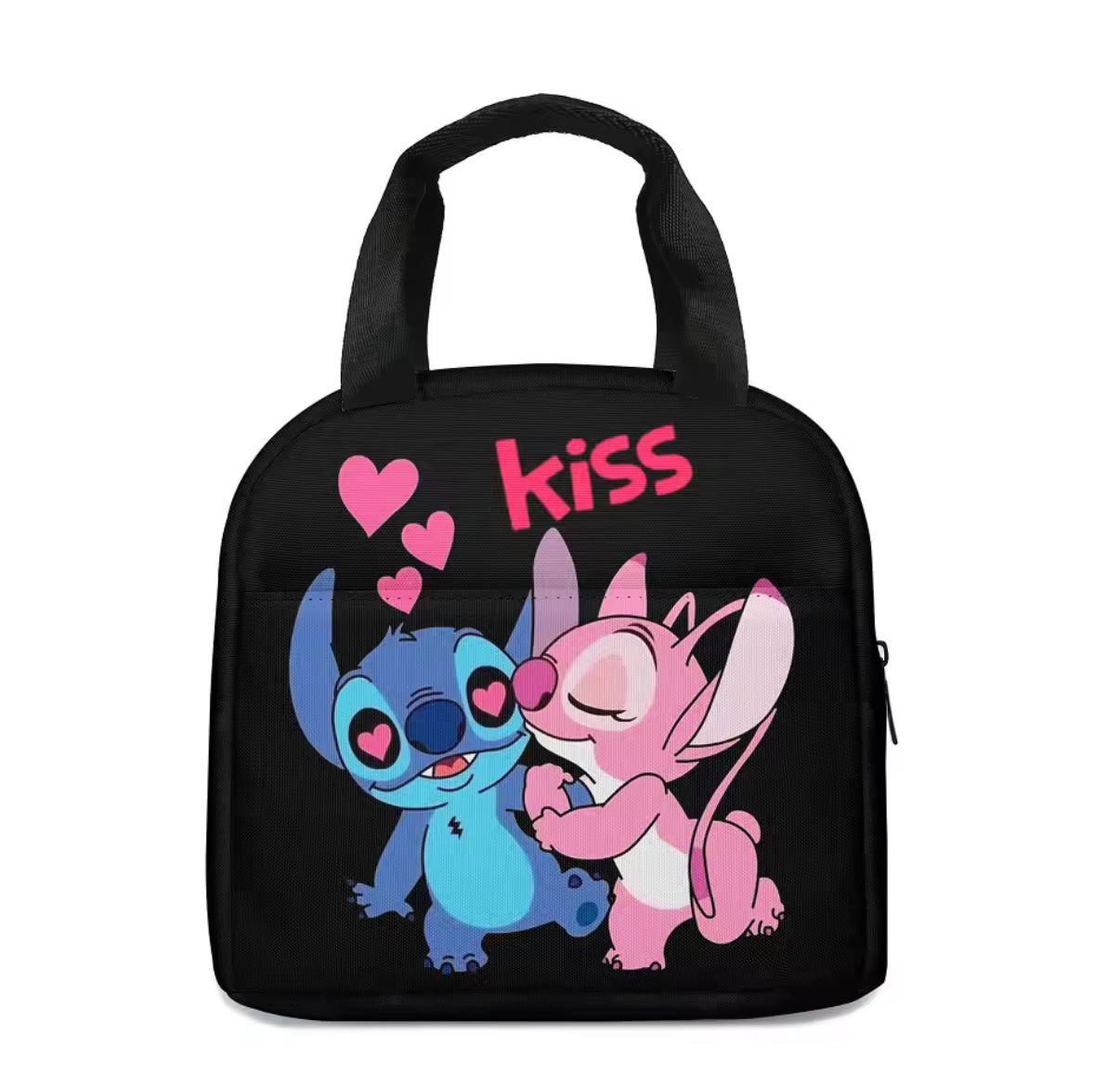 Disney Stitch Anime Cartoon Insulated Lunch Bag - Waterproof
Cooler Handbag Bento Box - Ideal for Kids & Adults - Perfect for School Work or Outdoor Activities - Secure Food Storage
Container
