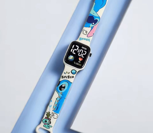 Stitch / Hello Kitty Anime Cartoon LED Watch - Silicone
Strap - Colourful Digital Watch - Kawaii - Perfect Birthday / Christmas Gift For Kids