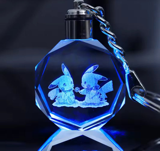 Pokemon Anime Pikachu Fashion Keyring Bag Crystal
Luminous LED Multicolour Lights Keychain - Toy - Christmas
/ Birthday Gifts**