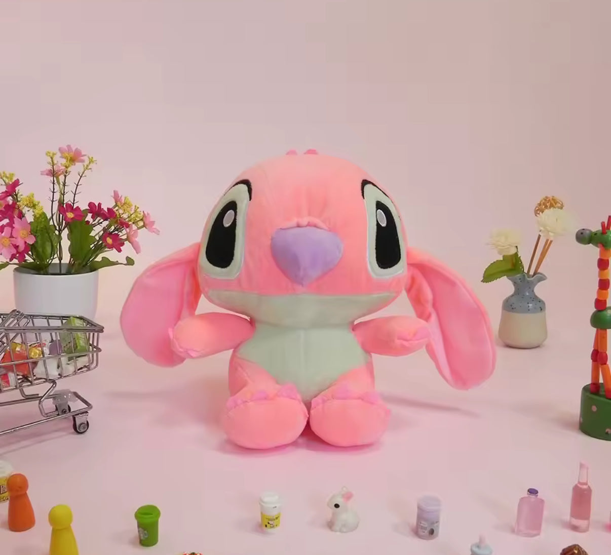 Disney 25cm Stitch / Angel Stuffed Plush Models Cartoon Stuffed Plush Dolls Anime Plush Baby Toys Kawaii Kids Birthday / Christmas Gift